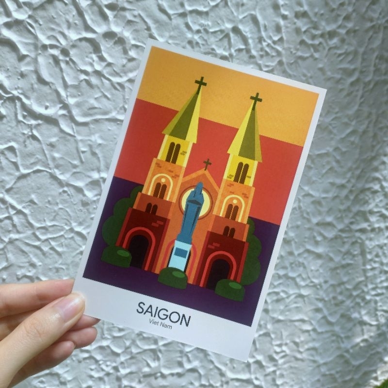 Postcard  - Bưu thiếp địa danh Việt Nam