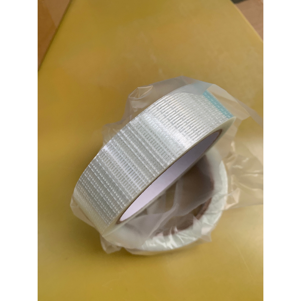 Băng Dính Sợi Thủy Tinh Caro Sọc đôi 2.5cm x 25m, 5cm x 25m