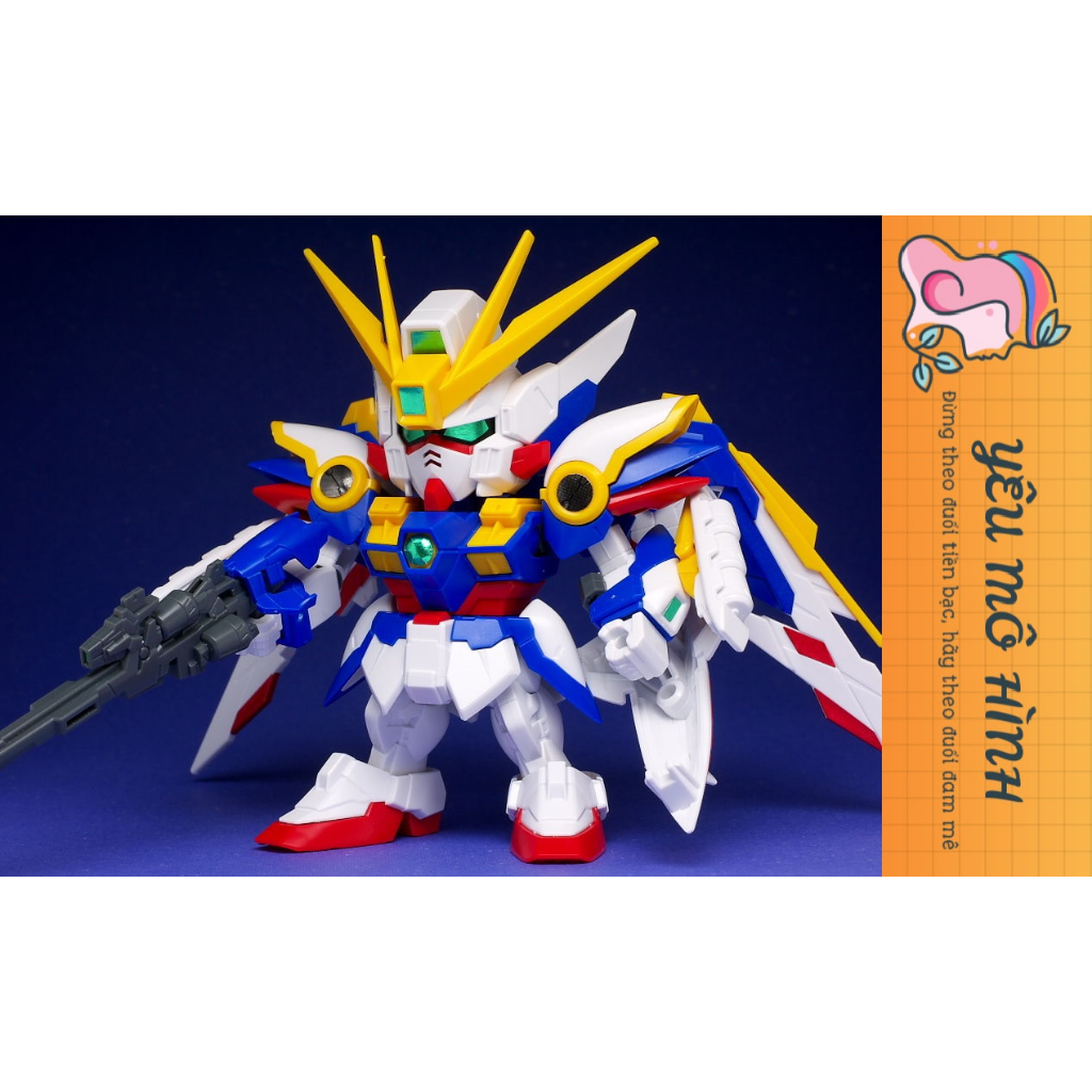 Gundam SD Wing Angel EW có kèm Base trưng bày SD
