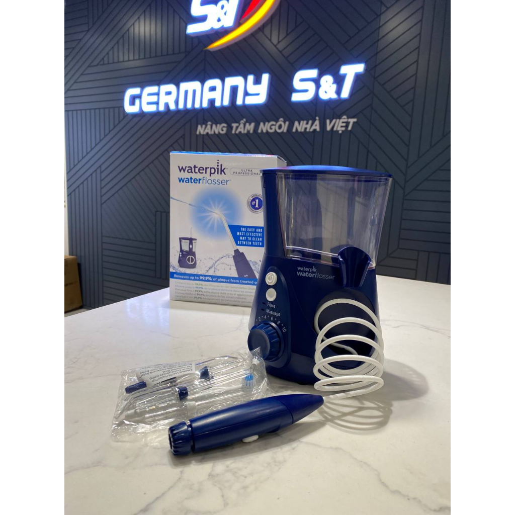 Tăm nước Waterpik Ultra Professional WP Nội Địa Đức, Máy tăm nước thiết kế thông minh tiện lợi GermanySnT
