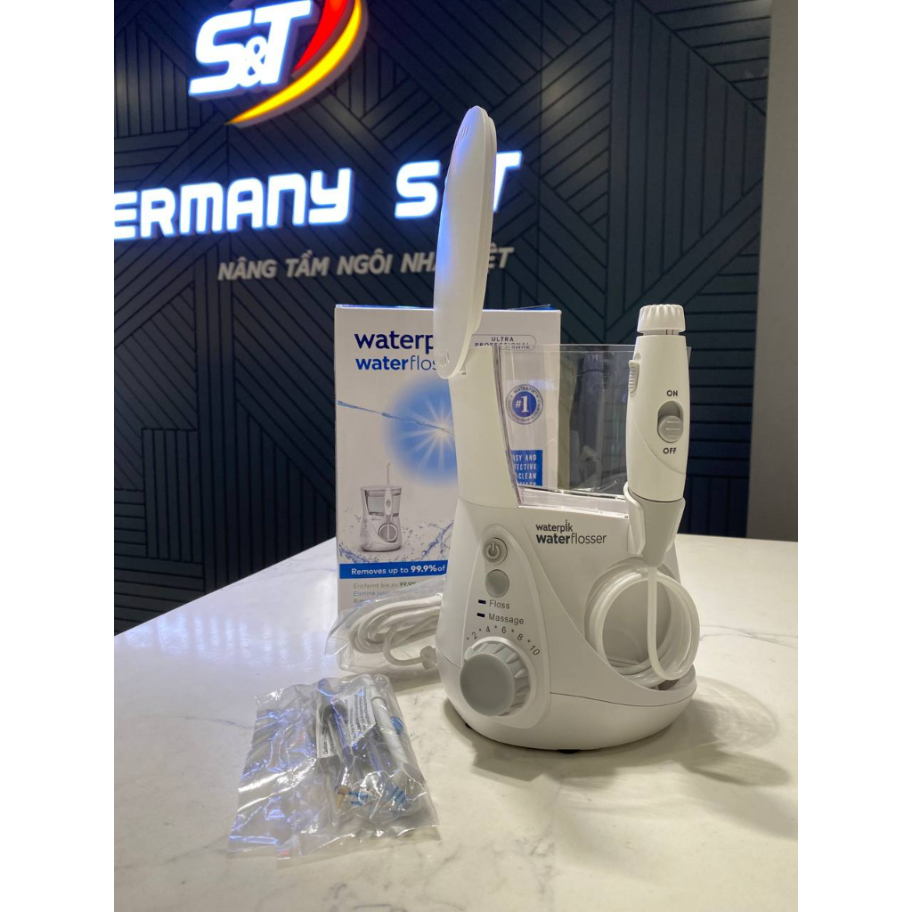 Tăm nước Waterpik Ultra Professional WP Nội Địa Đức, Máy tăm nước thiết kế thông minh tiện lợi GermanySnT