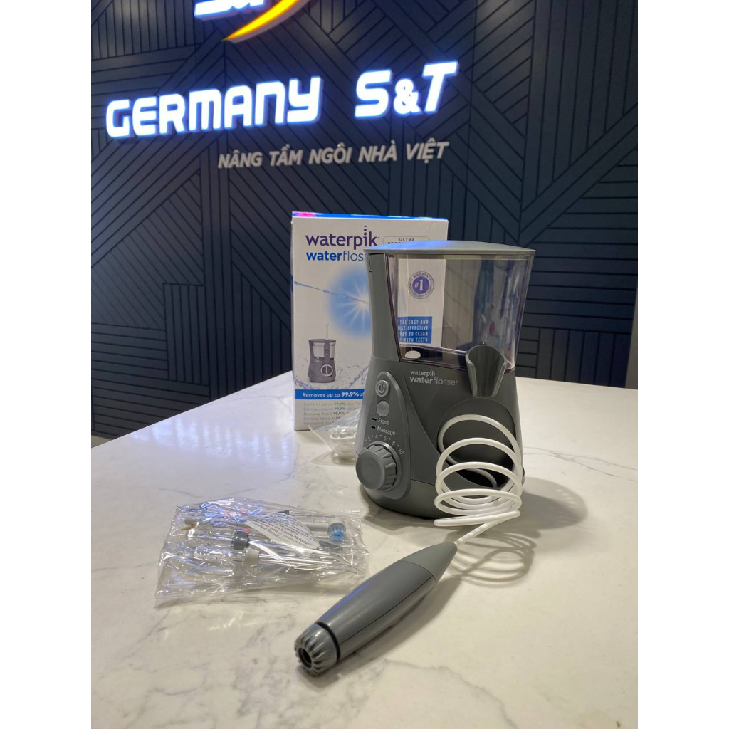 Tăm nước Waterpik Ultra Professional WP Nội Địa Đức, Máy tăm nước thiết kế thông minh tiện lợi GermanySnT