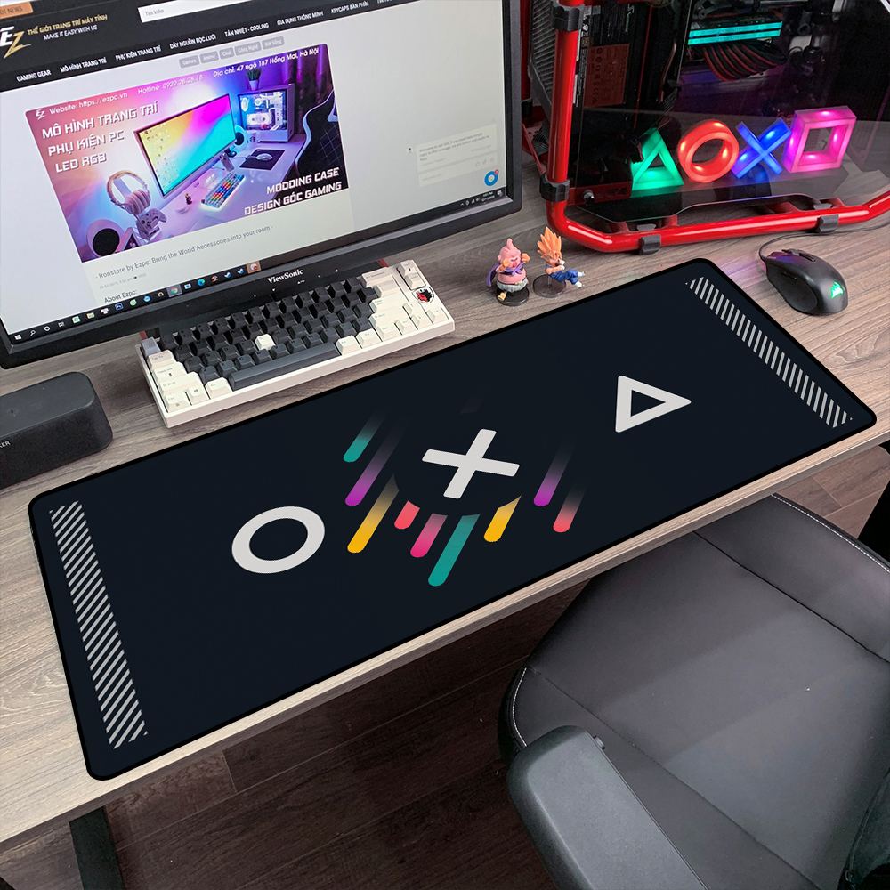 Lót chuột cỡ lớn 50 mẫu đa dạng pad chuột anime siêu bền siêu dễ thương bảo hành 1 năm dùng cho máy tính laptop Q01