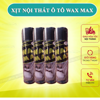 Bình xịt đánh bóng và làm sạch nội thất ô tô wax max