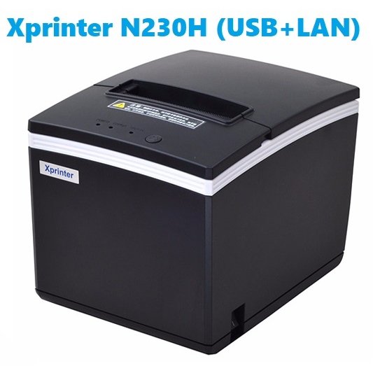 Máy in hóa đơn Xprinter In Điện Thoại k80 - Máy in nhiệt T80L Mạng Lan + USB in cả máy tính/ laptop chính hãng