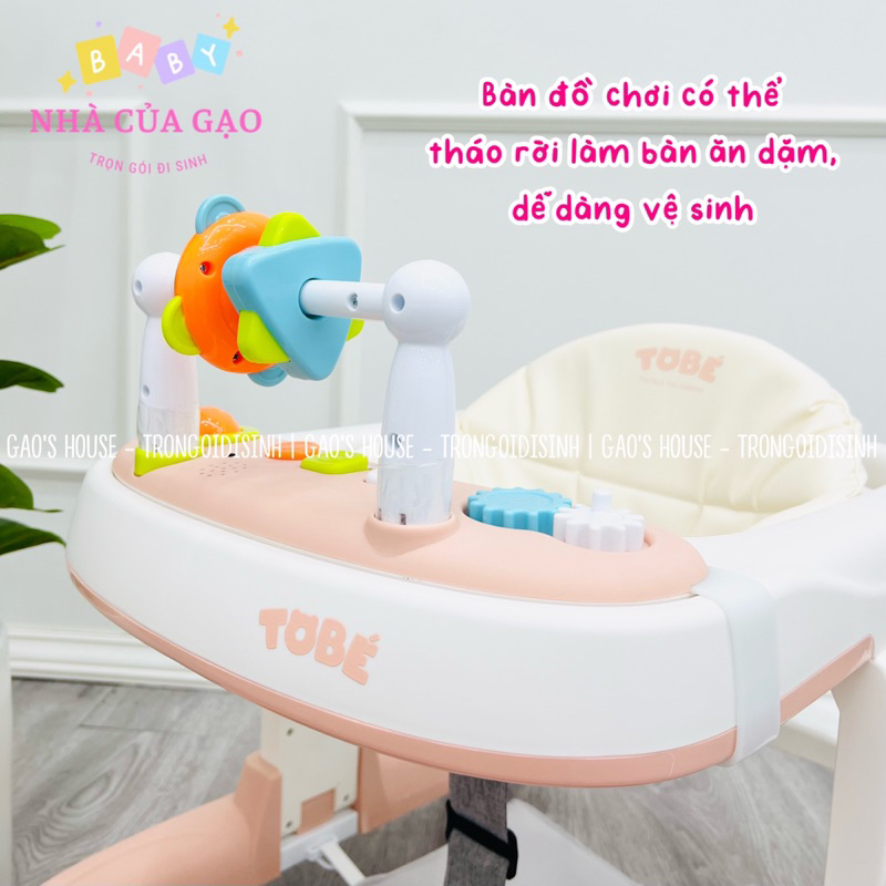 Xe tập đi tập đứng Nica 2.0 new 3 trong 1 có bàn ăn dặm kèm đồ chơi phát nhạc an toàn cho bé