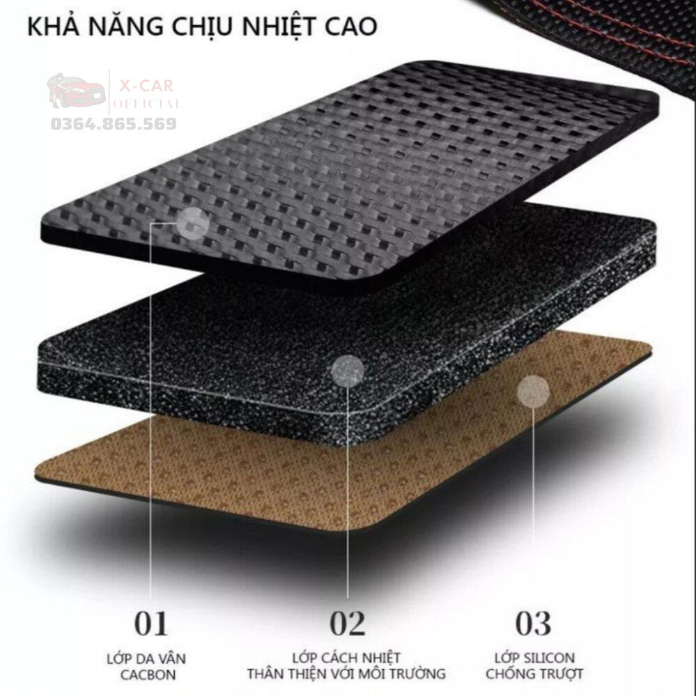 Thảm Phủ Taplo Carbon Xe Mazda CX5 cao cấp