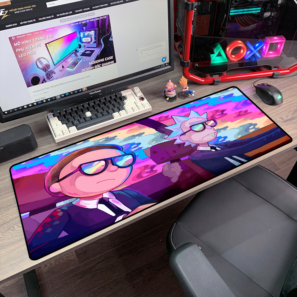 Lót chuột cỡ lớn 50 mẫu đa dạng pad chuột anime siêu bền siêu dễ thương bảo hành 1 năm dùng cho máy tính laptop Q01