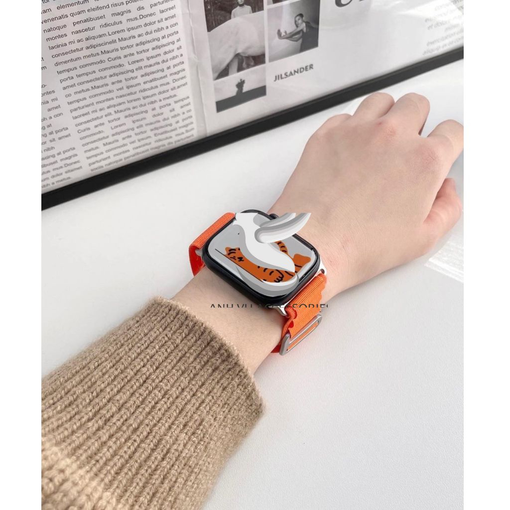 Dây vải nylon khóa gài Alpine loop cho Đồng hồ thông minh 49mm 45mm 44mm 42mm 41mm 40mm 38mm