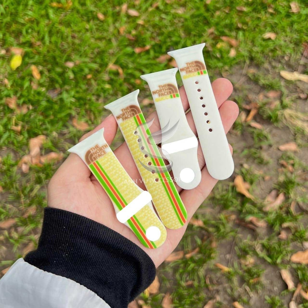 Dây Silicon họa tiết độc mới lạ cho Đồng hồ A.W 49mm 45mm 44mm 42mm 41mm 40mm 38mm