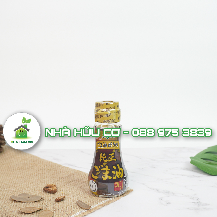 Dầu mè nguyên chất Ajinomoto cho bé ăn dặm Nhật Bản 70g và 160g - Date: 4/2025 - Nhà hữu cơ