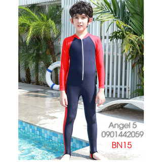 [Có ảnh thật] Đồ bơi nhái dành cho bé trai BN15