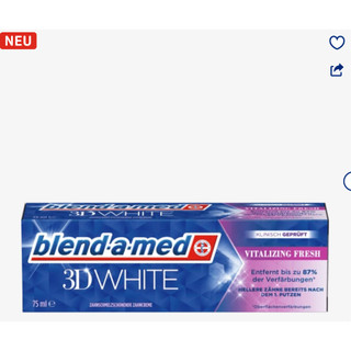 Kem đánh răng BLEND A MED 3D WHITE 75ml đã có mẫu mới