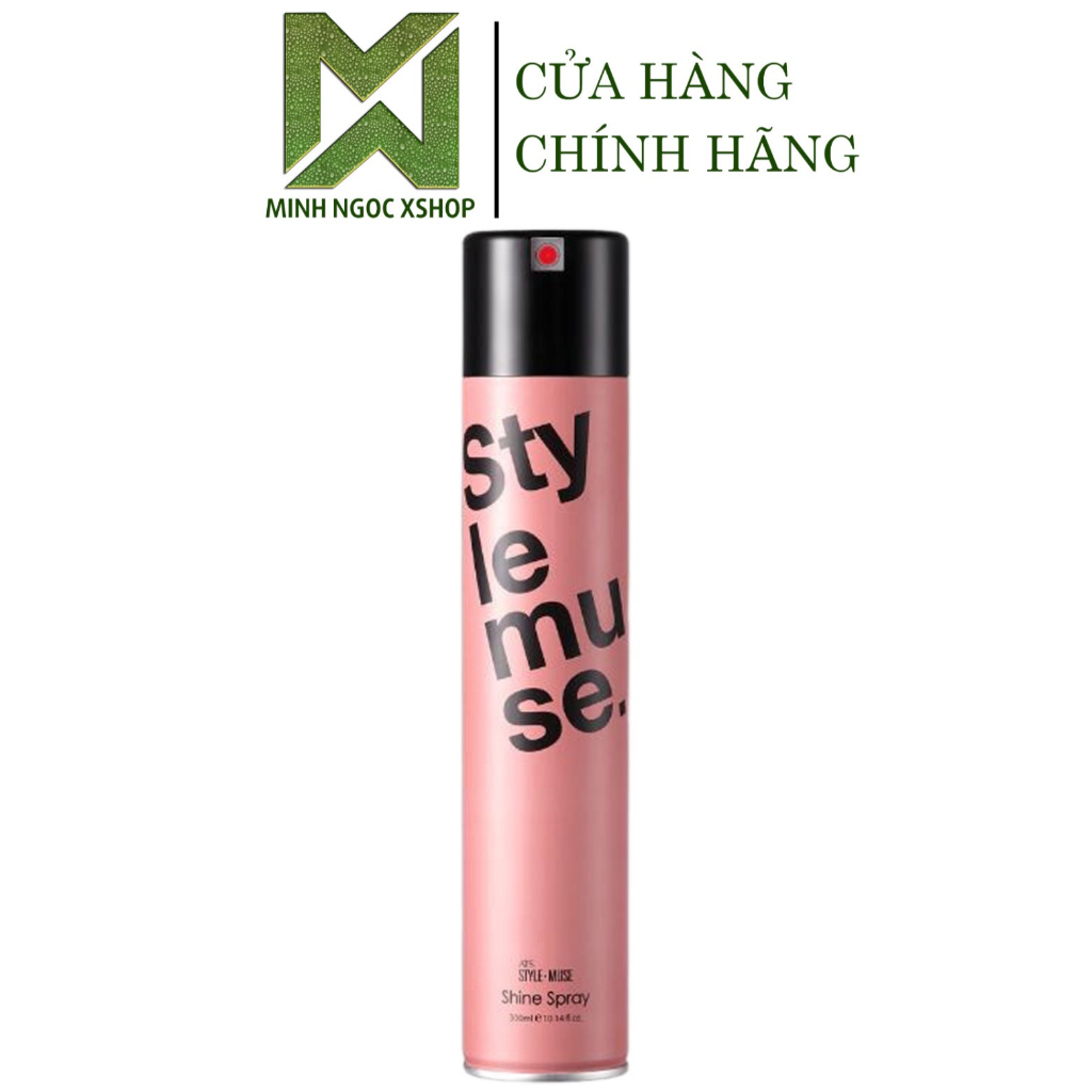 Xịt phun sương tạo độ bóng lộng lẫy cho mái tóc ATS Stylemuse Shine Spray 300ML