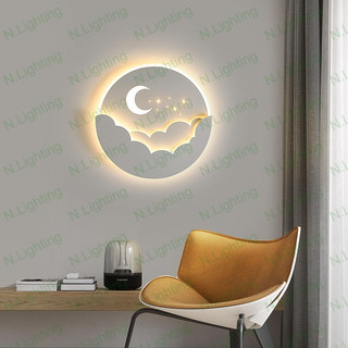Đèn tường mặt trăng decor siêu xinh - Đèn vách trang trí cầu thang - Đèn trang trí giá rẻ - Đèn trang trí phòng bé
