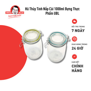Hũ Thủy Tính Có Khóa Cài Đựng Thực Phẩm Gia Vị 1000ml Uncle Bills KS0183