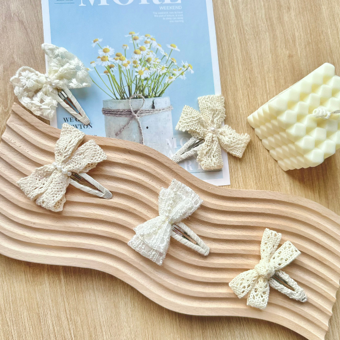 Kẹp nơ nhiều mẫu phong cách Hàn Quốc siêu xinh cho bé made by Cloudy's Mami