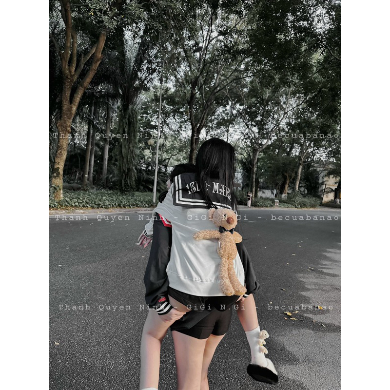 Áo 13DE thuỳ thủ nỉ dài tay