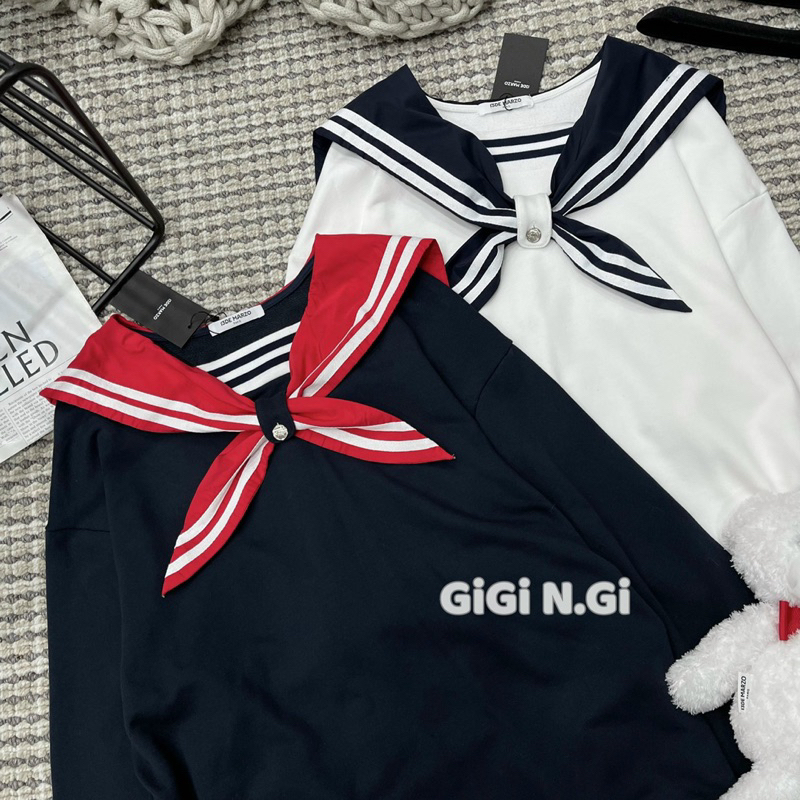 Áo 13DE thuỳ thủ nỉ dài tay