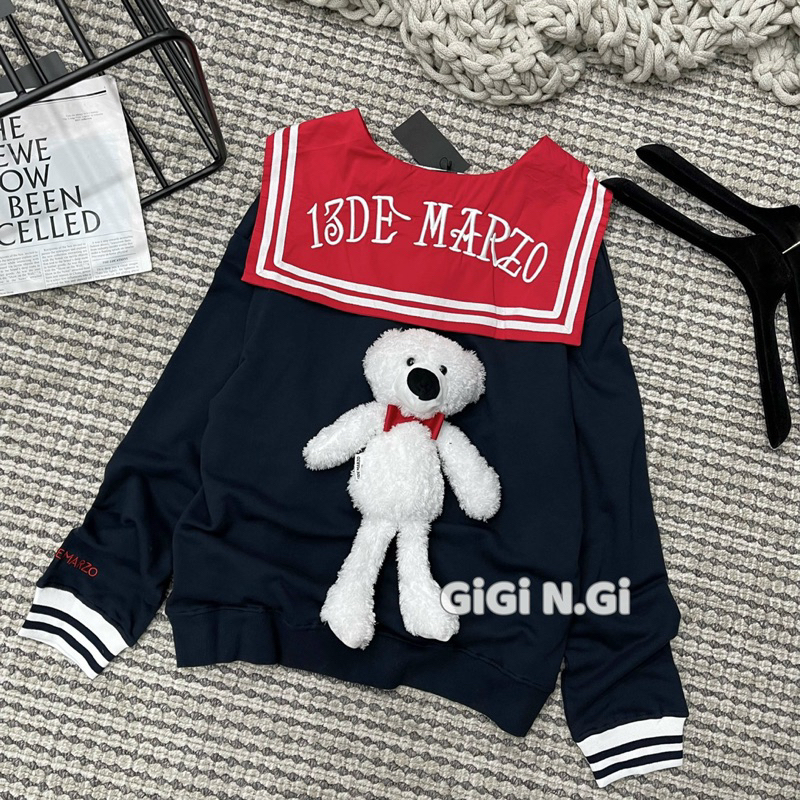 Áo 13DE thuỳ thủ nỉ dài tay