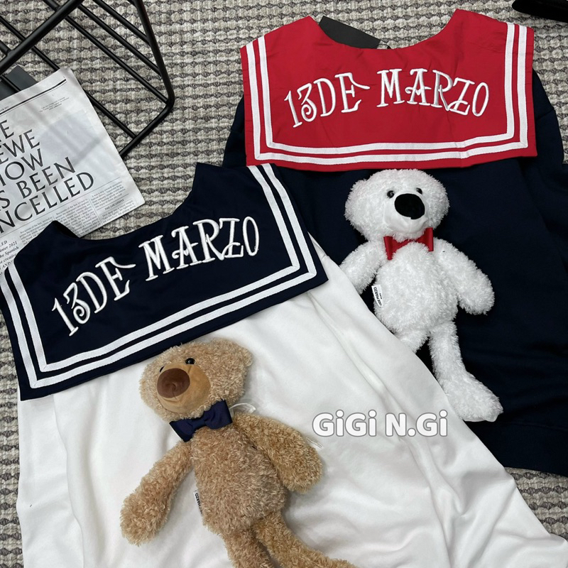 Áo 13DE thuỳ thủ nỉ dài tay