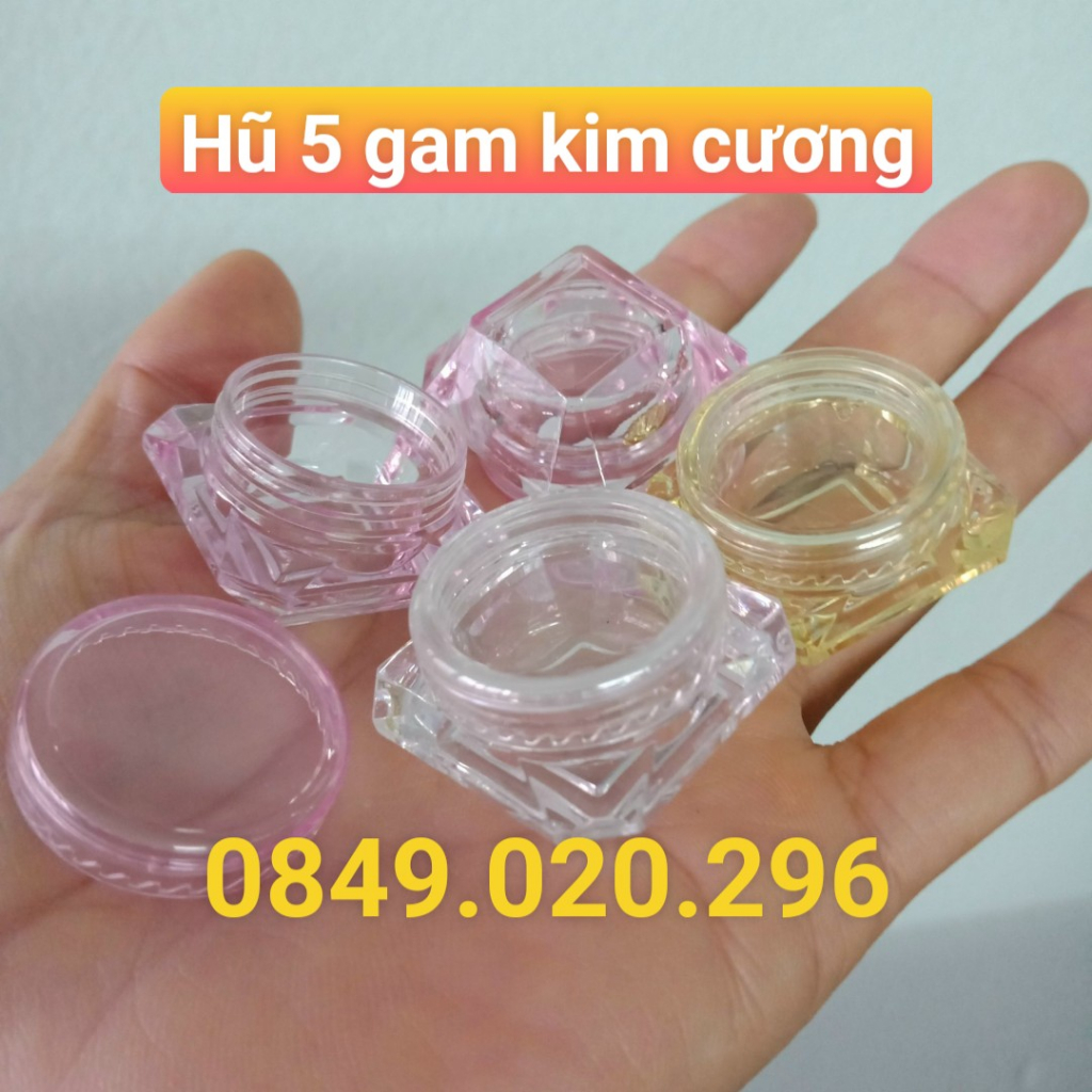 Combo 50 hũ 5 gam kim cương