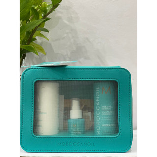 Set quà tặng Moroccanoil ( gội xả 250ml kèm quà tặng và túi da)