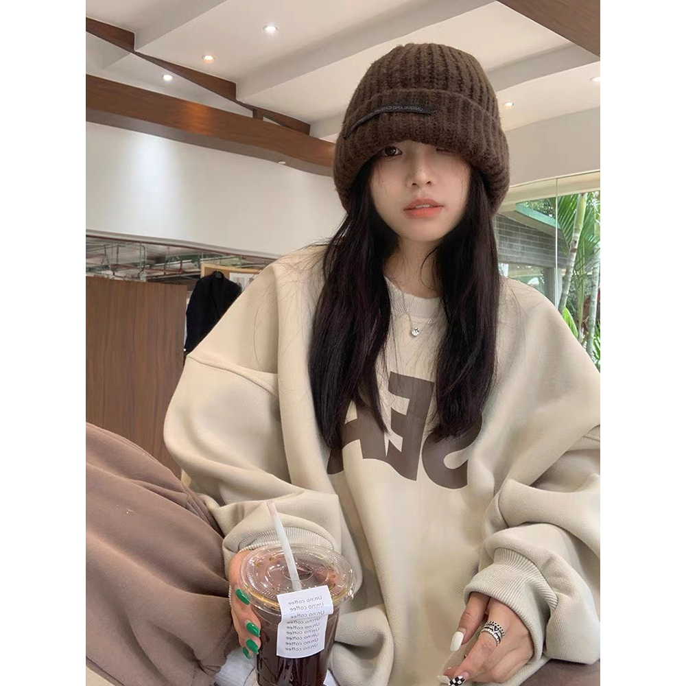 Áo hoodie nữ SOL chất nỉ lót bông siêu ấm, áo nữ mùa đông dáng dài cá tính