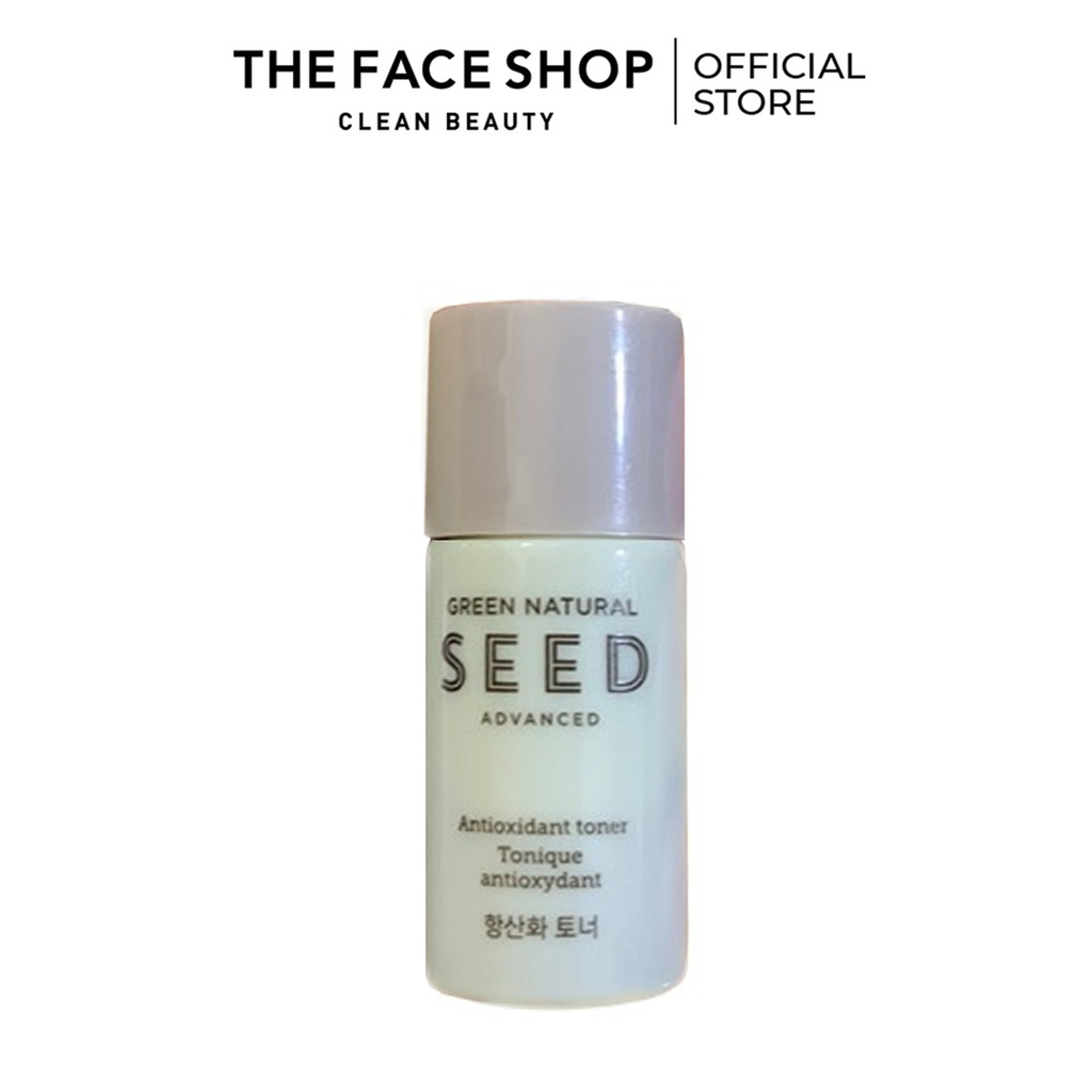 Combo 9 Nước Cân Bằng Dưỡng Da THE FACE SHOP Green Natural Seed Anti Oxid Toner 5ml