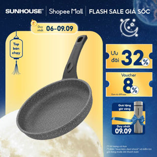 Chảo đá chống dính sunhouse size 26-30cm