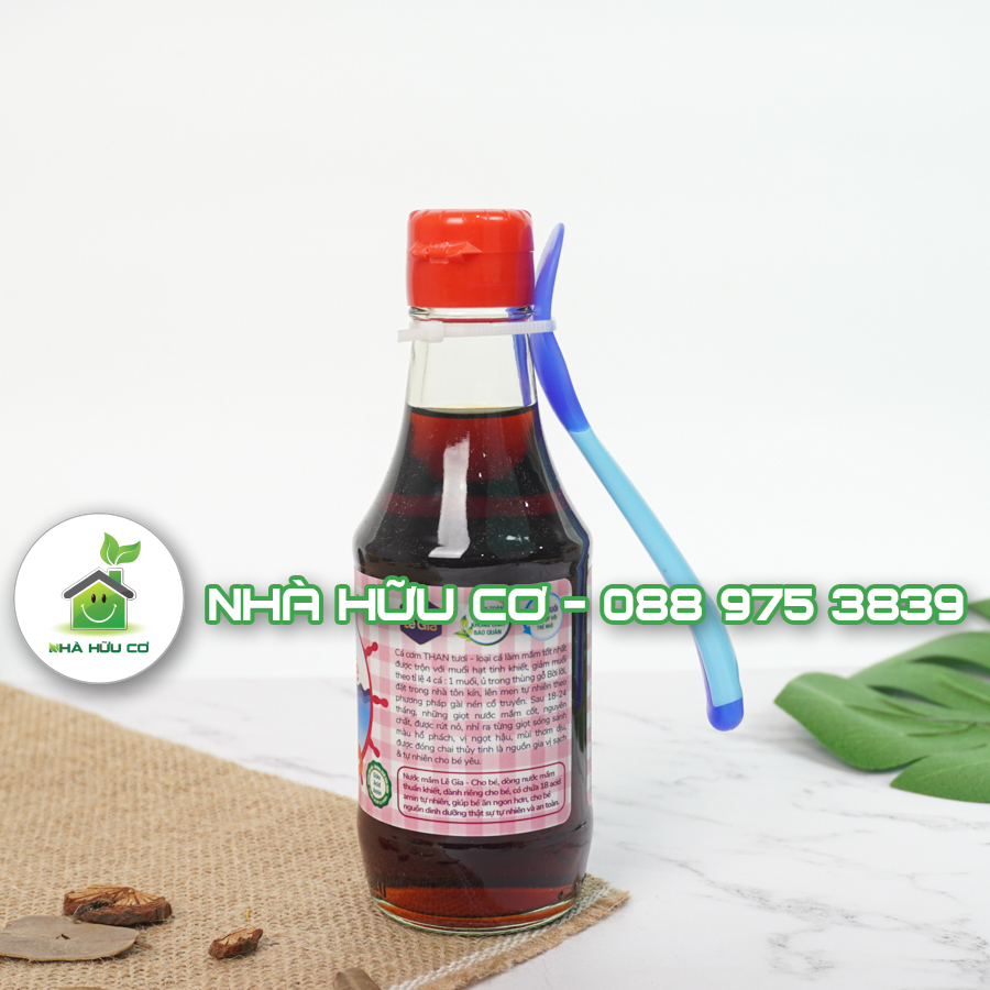 LÊ GIA - Nước mắm cho bé ăn dặm 60ml/200ml - Date:2025 - Nhà Hữu Cơ