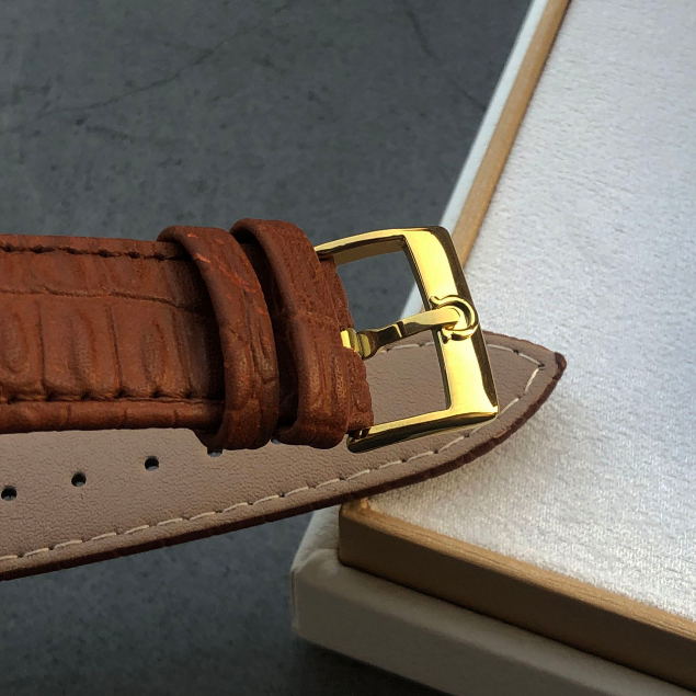 Đồng Hồ Nam OM Deville 4633.30.31 Dây Da Cao Cấp - Hiển Thị Lịch Ngày - Bảo Hành 12 Tháng