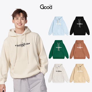 Áo hoodie the good alan, áo hoodie nỉ bông unisex form rộng basic