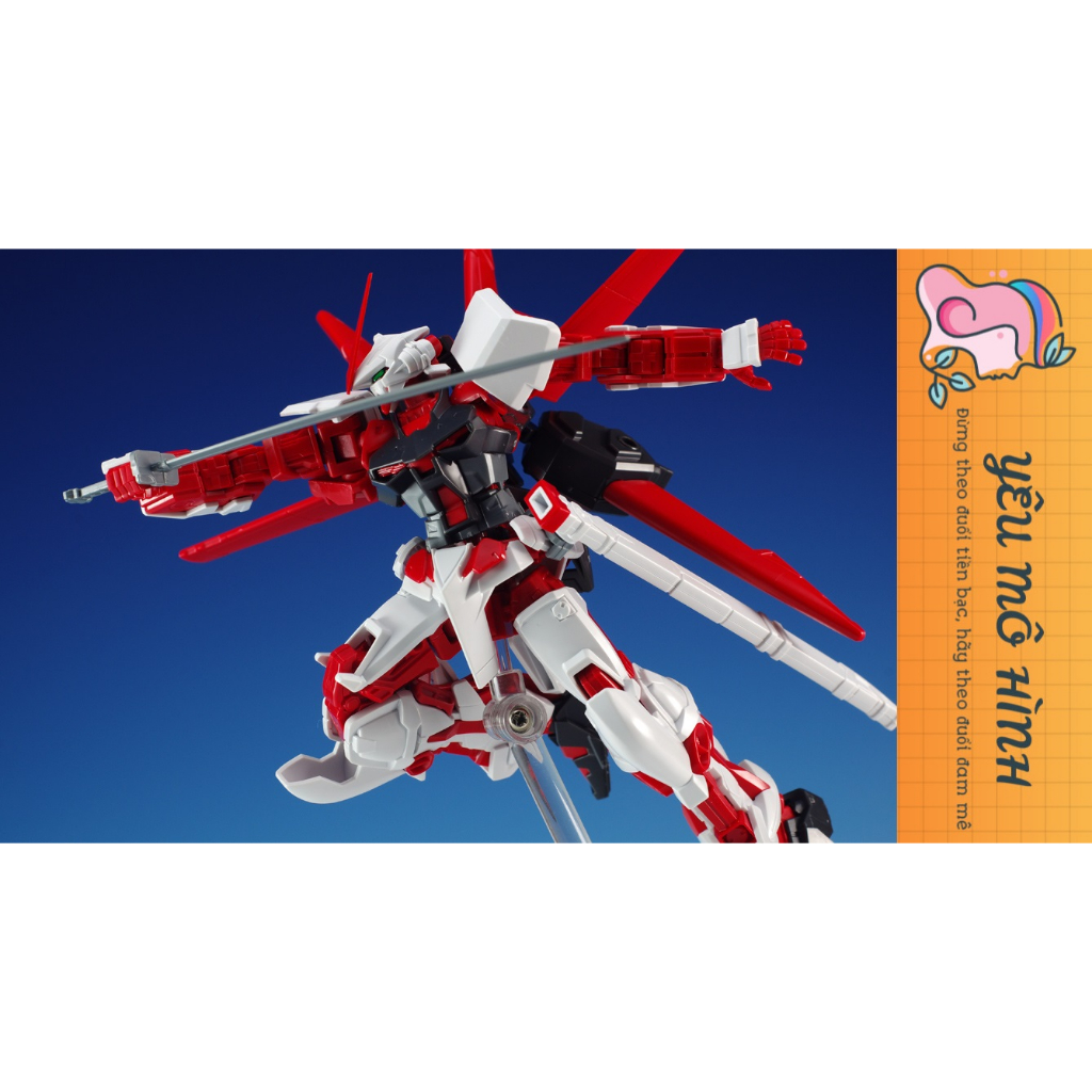 Gundam HG Astray Red Frame Flight Unit Tặng kèm Base trưng bày HG