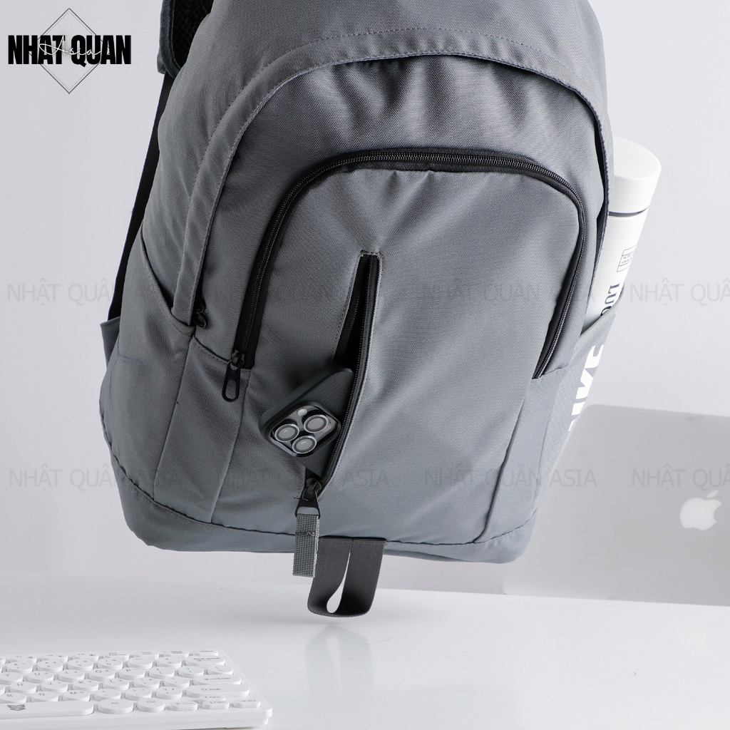 Balo Nike chống thấm logo in bên hông có nhiều ngăn tiện dụng và ngăn laptop - Nhật Quân Asia nhatquanasia
