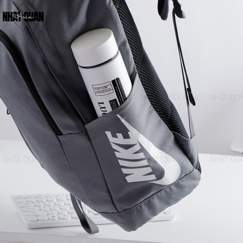 Balo Nike chống thấm logo in bên hông có nhiều ngăn tiện dụng và ngăn laptop - Nhật Quân Asia nhatquanasia