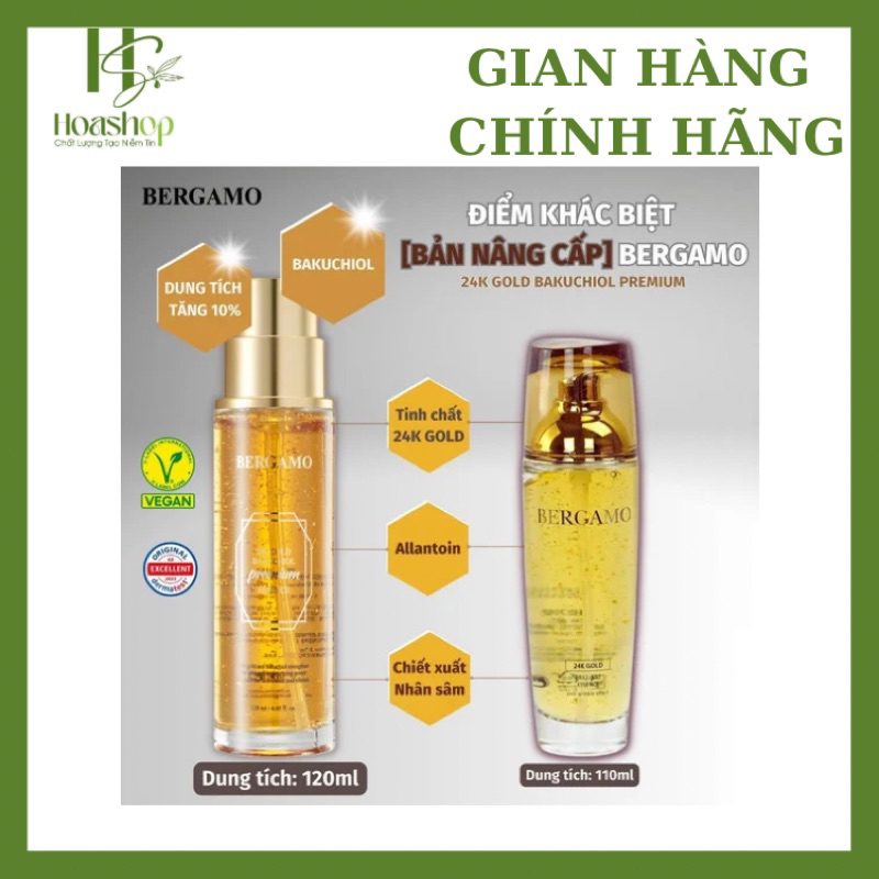 Tinh chất Bergamo vàng 24K – 24K Gold Brilliant Essence