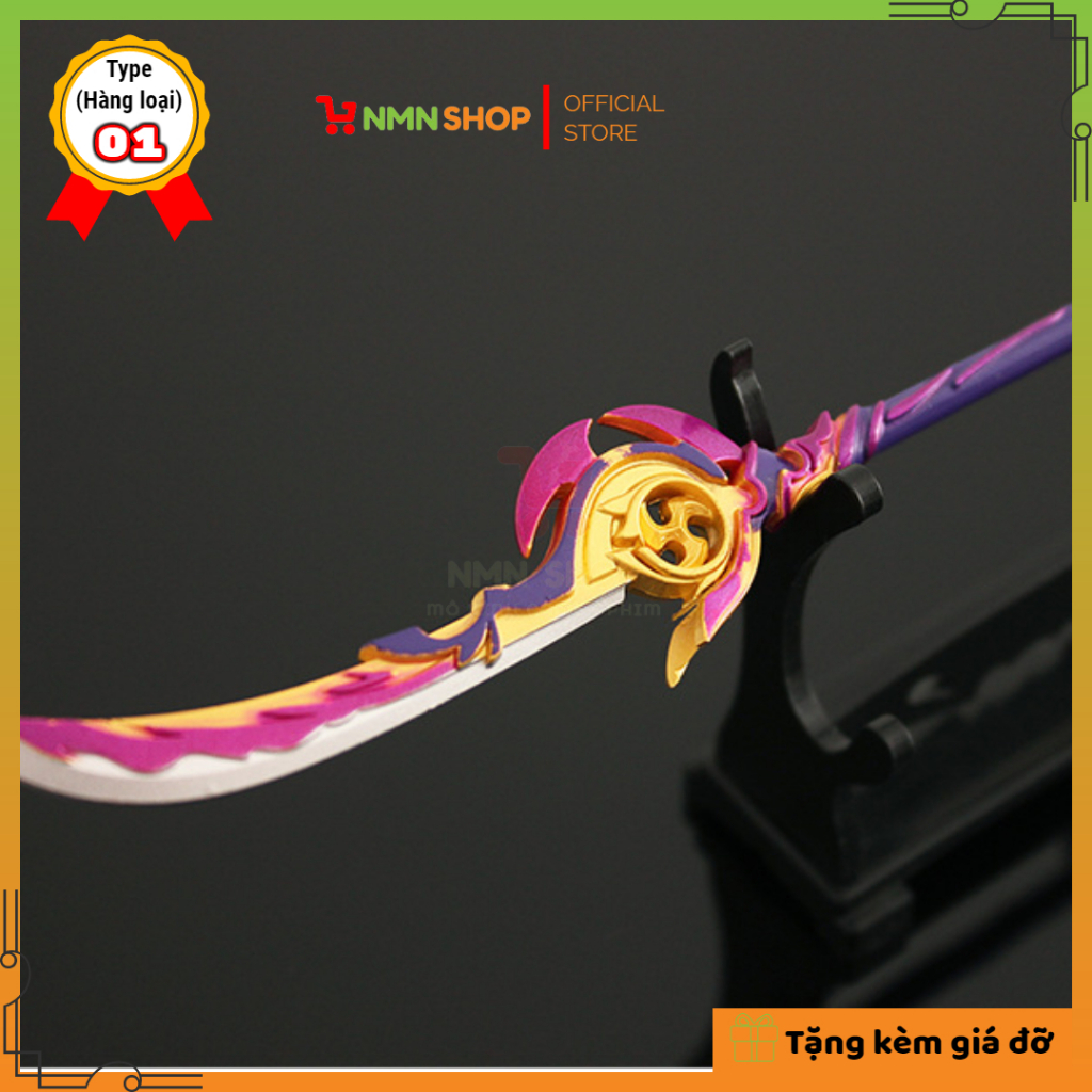 Mô hình game Genshin Impact - Đoạn Thảo Trường Đ.ao  22cm