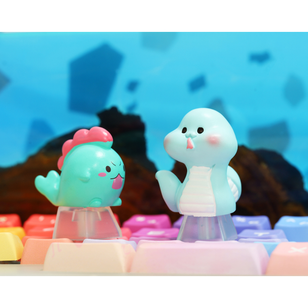 Keycap 12 con giáp siêu đẹp, Nút bàn 2 phiên bản dễ thương cho bàn phím cơ