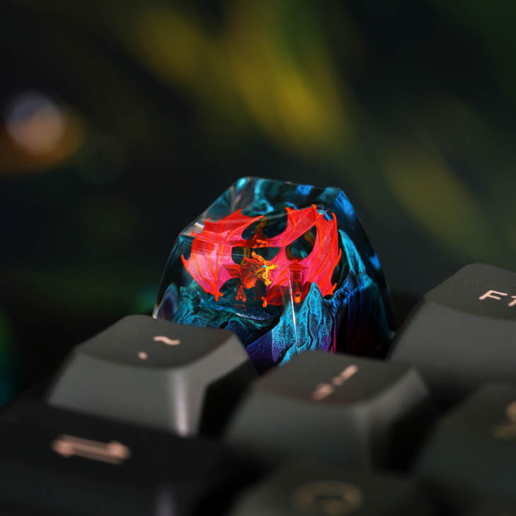 Keycap Dragon, Keycap Dragon siêu ngầu, Keycap Dragon SA, Keycap Dragon resin,