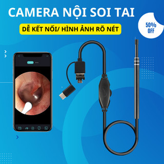 Camera Nội Soi Tai KAW Siêu Nét Đi Kèm Bộ Đầu Lấy Ráy Thông Minh - Hàng Chính Hãng