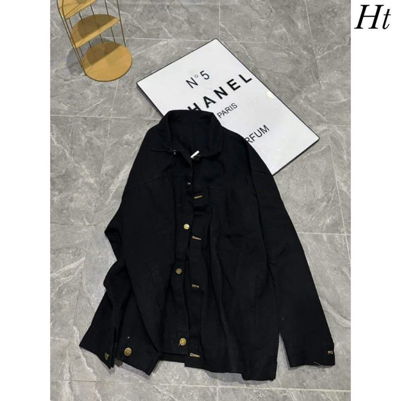 Áo sơ mi bò 2 túi dáng dài H2A966