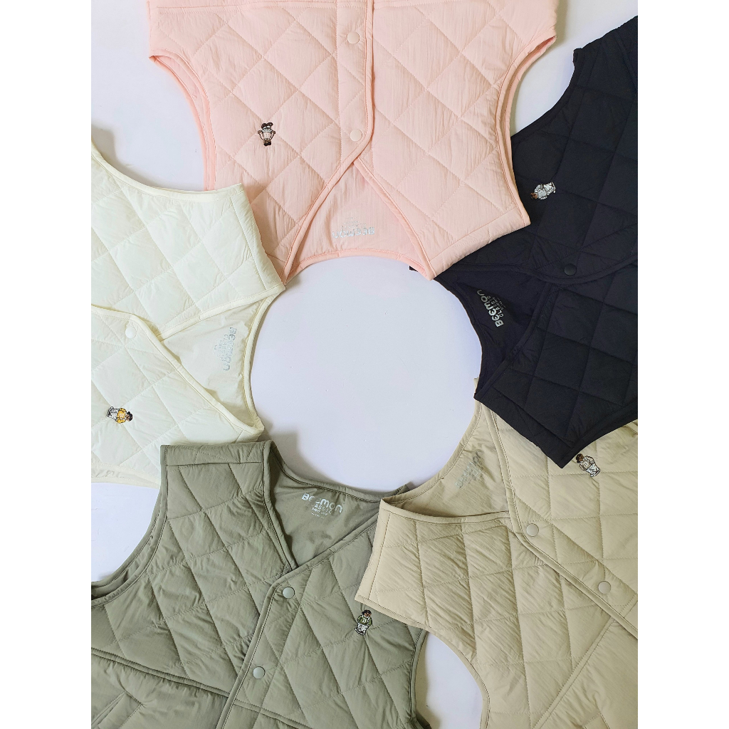 Áo gile phao BeeMon chần bông siêu nhẹ