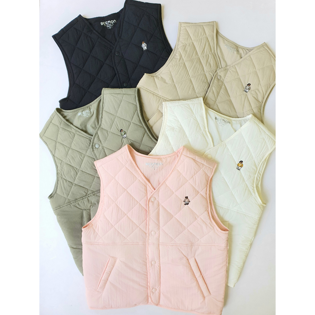 Áo gile phao BeeMon chần bông siêu nhẹ