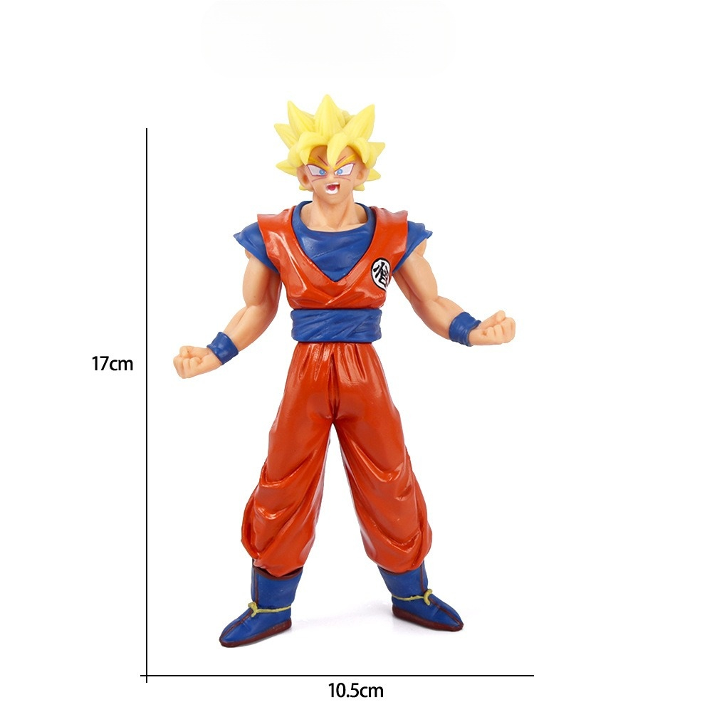 Mô Hình Dragon Ball Goku, Vegeta, Gogeta, Broly Trạng Thái Chiến Đấu, Cao 17cm Siêu Đẹp, Mô Hình Trang Trí, Bộ Sưu Tập