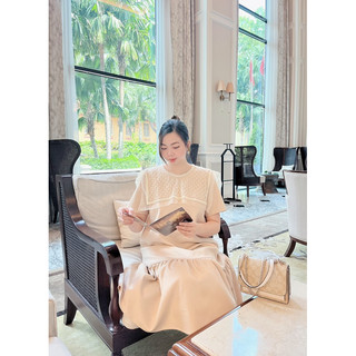 ĐẦM CỔ LƯỚI ĐÍNH ĐÁ - BIMI