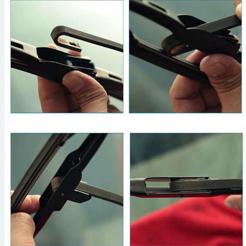 -Gạt Mưa Ô Tô Khung sắt lưỡi silicon, Dùng Các xe Toyota:Vios, Camry, innova, Altis, Fortuner, Hilux, Avanza, Wigo