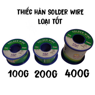 Thiếc hàn solder wire loại tốt 100g 200g 400g không chì