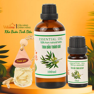 Tinh Dầu Tràm Gió Vidame 100ML Nguyên Chất - Hàng xuất khẩu, loại tinh dầu tràm cực chuẩn ( Hàng Vip)- Tặng 1 Lọ 10ml