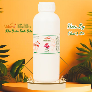 1 Lít Tinh Dầu Hoa Ly VIDAME cao cấp, hương thơm quyến rũ, ngọt ngào thư giãn, lưu hương lâu, GIÁ SỈ